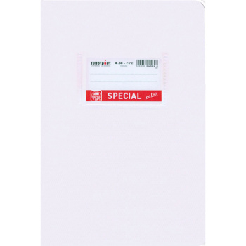 ΤΕΤΡΑΔΙΟ ΛΕΥΚΟ ΡΙΓΕ 50 ΦΥΛΛΩΝ SPECIAL COLOR TYPOTRUST 4076