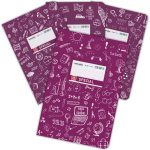 ΤΕΤΡΑΔΙΟ ΜΩΒ ΡΙΓΕ 50 ΦΥΛΛΩΝ SPECIAL DOODLES TYPOTRUST 4313
