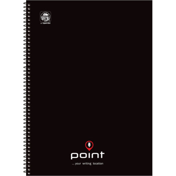 ΤΕΤΡΑΔΙΟ ΣΠΙΡΑΛ 3 ΘΕΜΑΤΩΝ Α4 POINT ΜΑΥΡΟ SPECIAL 21x29cm