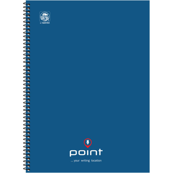 ΤΕΤΡΑΔΙΟ ΣΠΙΡΑΛ 3 ΘΕΜΑΤΩΝ Α4 POINT ΜΠΛΕ SPECIAL 21x29cm