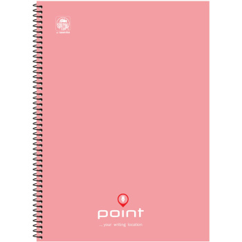 ΤΕΤΡΑΔΙΟ ΣΠΙΡΑΛ 3 ΘΕΜΑΤΩΝ Α4 POINT ΡΟΖ SPECIAL 21x29cm