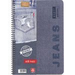 ΣΠΙΡΑΛ 2 ΘΕΜΑΤΩΝ Α4 JEANS ΜΠΛΕ ΤΕΤΡΑΔΙΟ SPECIAL 21x29cm