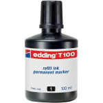 Μελάνι Edding T100 Μαύρο Ανεξίτηλων Μαρκαδόρων 100ml