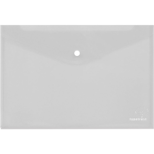 Φάκελος Α3 Διάφανος Typotrust 46x32.5cm με κουμπί FP25003-10