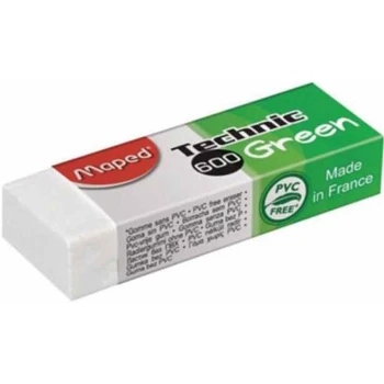 ΓΟΜΑ MAPED TECHNIC 600 GREEN ΛΕΥΚΗ ΧΩΡΙΣ PVC 115920