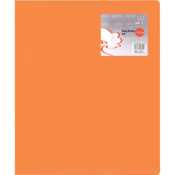 Ντοσιέ Α4 Πορτοκαλί 2 Κρίκων 2.6cm Ράχη Typotrust FP15022-06