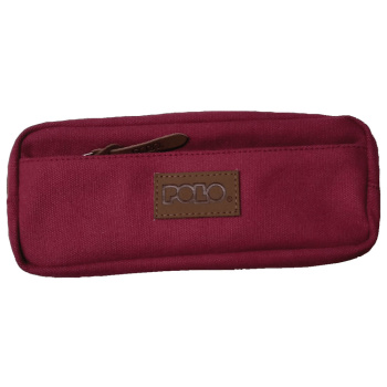 POLO ΚΑΣΕΤΙΝΑ PENCIL CASE CANVAS ΜΠΟΡΝΤΩ 9-37-257-30