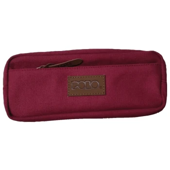 POLO ΚΑΣΕΤΙΝΑ PENCIL CASE CANVAS ΜΠΟΡΝΤΩ 9-37-257-30