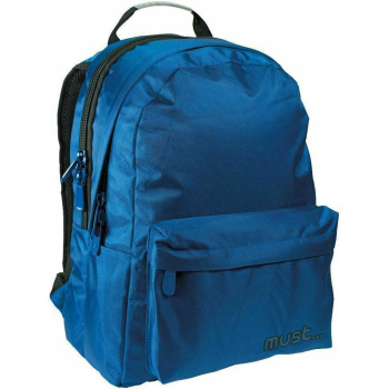 ΣΧΟΛΙΚΗ ΤΣΑΝΤΑ ΠΛΑΤΗΣ MUST BACKPACK ΜΠΛΕ 2 ΘΕΣΕΩΝ Νο 579417