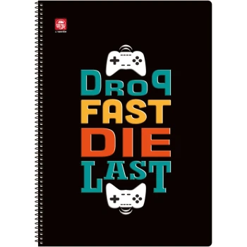 ΤΕΤΡΑΔΙΟ ΣΠΙΡΑΛ 2 ΘΕΜΑΤΩΝ Α4 TRENDY DROP FAST SPECIAL 21x29cm