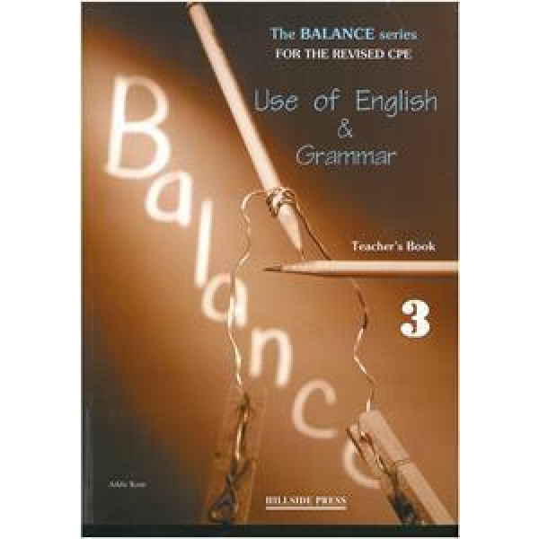 BALANCE 3 (CAMBRIDGE PROFICIENCY USE OF ENGLISH) TEACHER'S