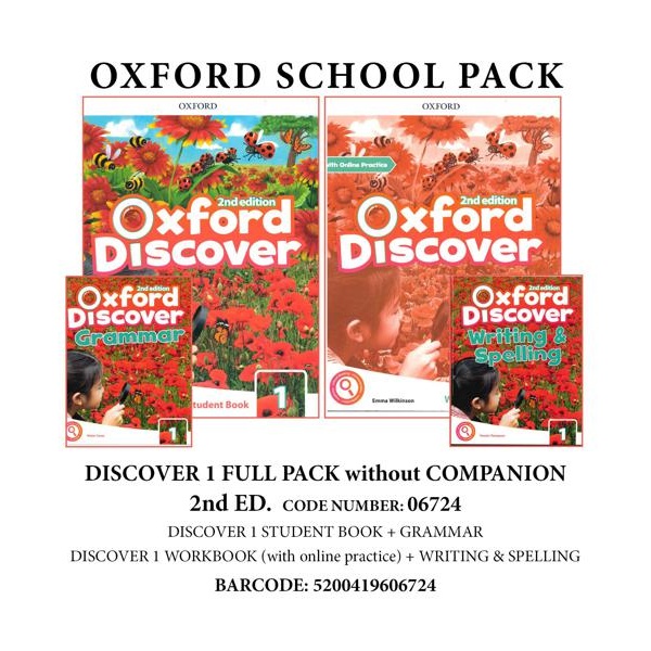 DISCOVER 1 (II ed) FULL PACK (without COMPANION) -06724