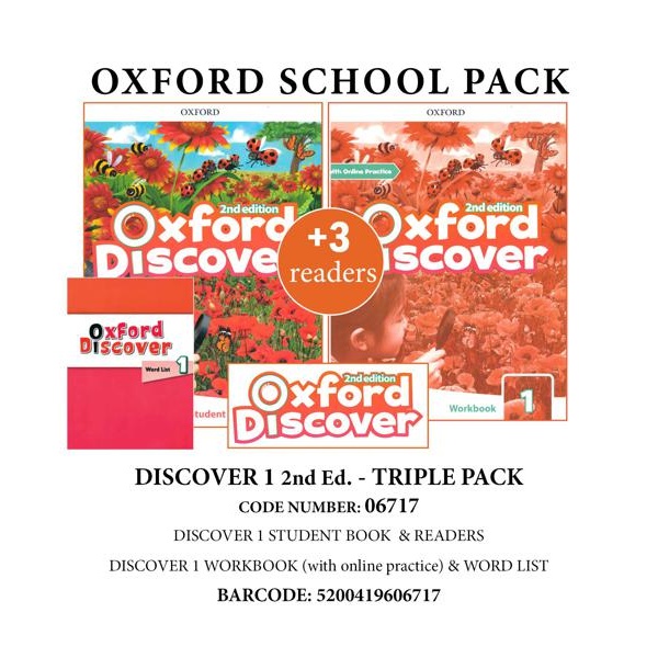 DISCOVER 1 (II ed) TRIPLE PACK -06717