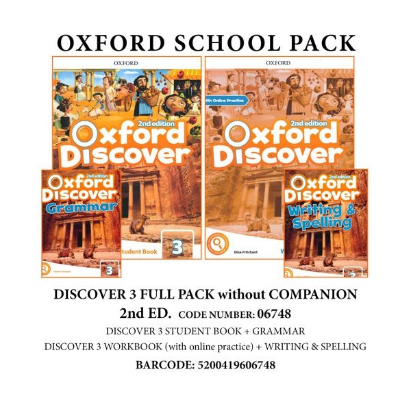 DISCOVER 3 (II ed) FULL PACK (without COMPANION) -06748