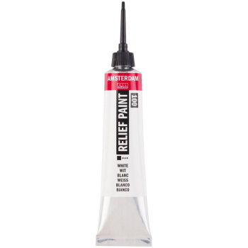Amsterdam Περίγραμμα White 100 Relief Paint 20ml