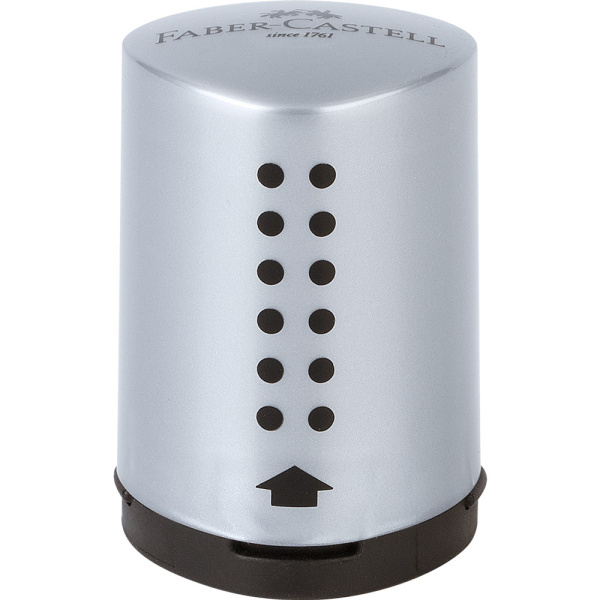 Ξύστρα silver mini grip βαρελάκι Faber-Castell 183700
