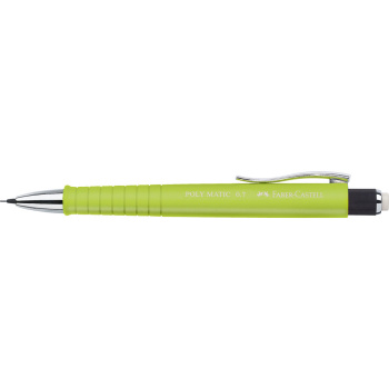 ΜΗΧΑΝIKO ΜΟΛΥΒΙ FABER CASTELL POLYMATIC ΛΑΧΑΝΙ 0.7(Β) ME ΓΟΜΑ 133364