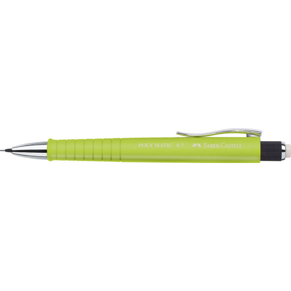 ΜΗΧΑΝIKO ΜΟΛΥΒΙ FABER CASTELL POLYMATIC ΛΑΧΑΝΙ 0.7(Β) ME ΓΟΜΑ 133364