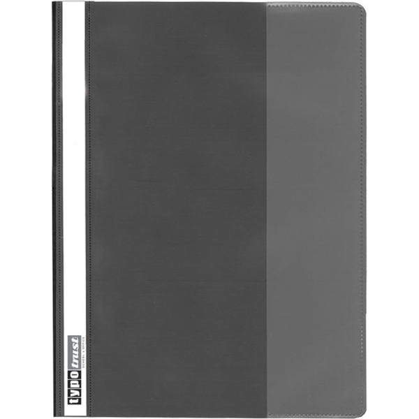 Ντοσιέ Έλασμα Μαύρο Τσέπη Typotrust FP16120-01