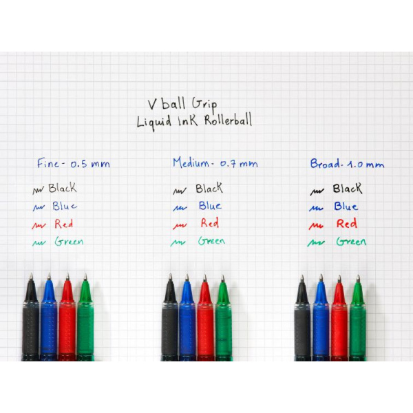 PILOT V-BALL GRIP ΜΠΛΕ 0.5 ΣΤΥΛΟ ROLLER EXTRA FINE