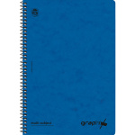 Σπιράλ 2 θεμάτων Β5 Graphix Μπλε Τετράδιο Special 17x25cm