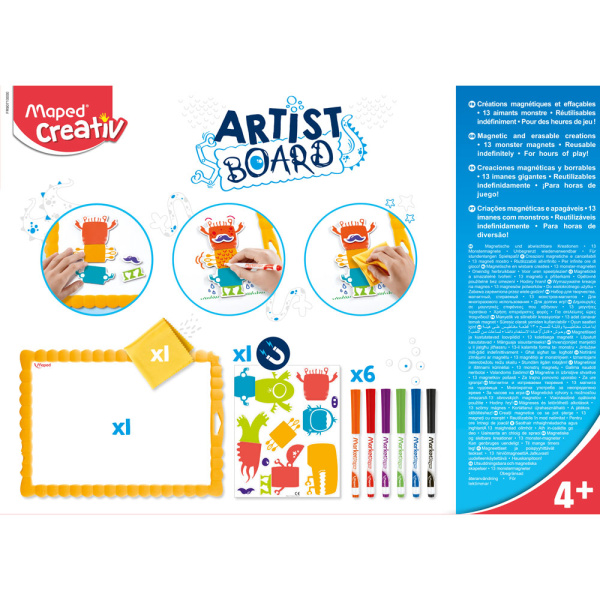 ΣΕΤ ΧΕΙΡΟΤΕΧΝΙΑΣ BOARD ARTIST MAGNETIC CREATIONS MAPED CREATIV 907100