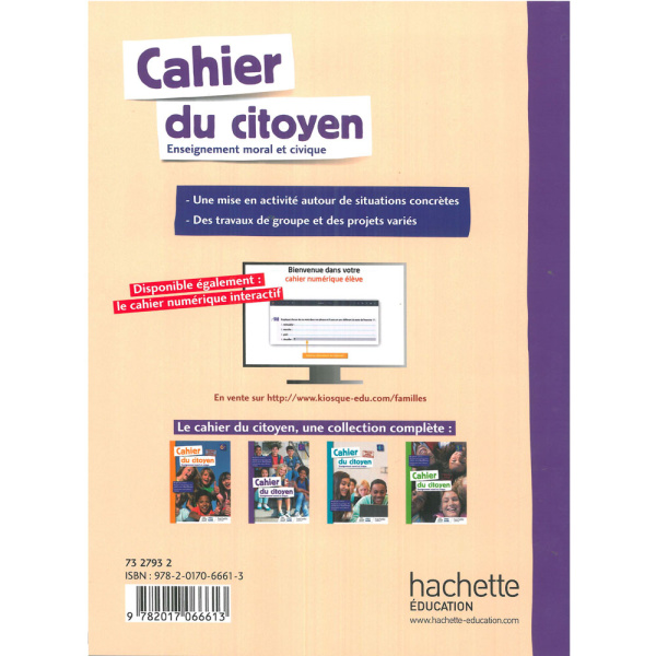 CAHIER DU CITOYEN ENSEIGNEMENT MORAL ET CIVIQUE (EMC) CYCLE 5E