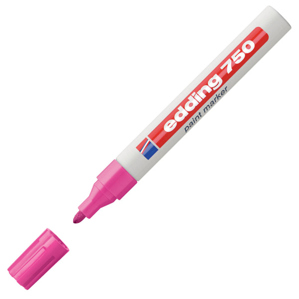 ΜΑΡΚΑΔΟΡΟΣ ΛΑΔΙΟΥ EDDING 750 ΡΟΖ 2-4mm