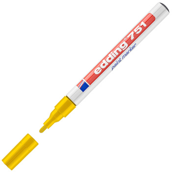 ΜΑΡΚΑΔΟΡΟΣ ΛΑΔΙΟΥ EDDING 751 ΚΙΤΡΙΝΟΣ 1-2mm