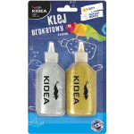 GLITTER ΚΟΛΛΑ BLISTER ΧΡΥΣΟ - ΑΣΗΜΙ 40g KIDEA