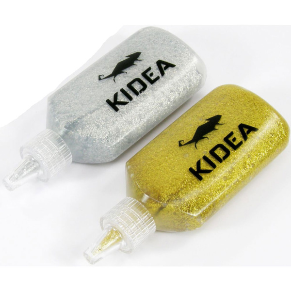 GLITTER ΚΟΛΛΑ BLISTER ΧΡΥΣΟ - ΑΣΗΜΙ 40g KIDEA