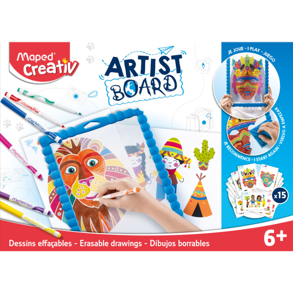 BOARD ARTIST ERASABLE DRAWINGS MAPED CREATIV ΣΕΤ ΧΕΙΡΟΤΕΧΝΙΑΣ 907101