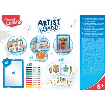 BOARD ARTIST ERASABLE DRAWINGS MAPED CREATIV ΣΕΤ ΧΕΙΡΟΤΕΧΝΙΑΣ 907101