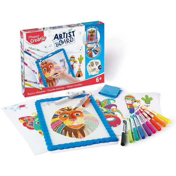 BOARD ARTIST ERASABLE DRAWINGS MAPED CREATIV ΣΕΤ ΧΕΙΡΟΤΕΧΝΙΑΣ 907101