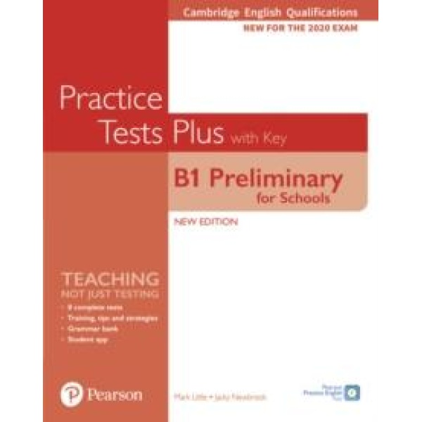 B1 PRELIMINARY ENGLISH TEST PET PRACTICE TESTS PLUS STUDENT'S BOOK WITH KEY 2020
