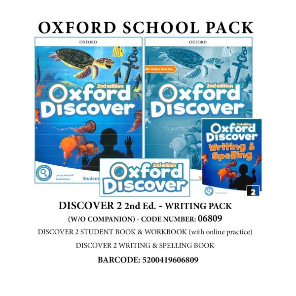 DISCOVER 2 (II ed) WRITING PACK (w/o COMPANION) -06809