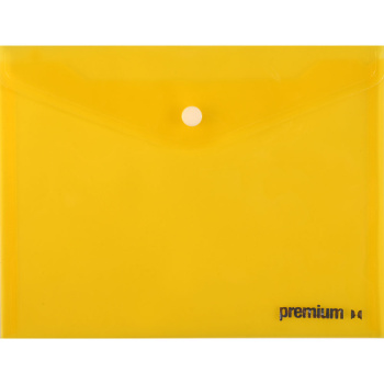 ΦΑΚΕΛΟΣ ΚΟΥΜΠΙ Α4 ΚΙΤΡΙΝΟΣ 33x23.2cm PREMIUM 26365