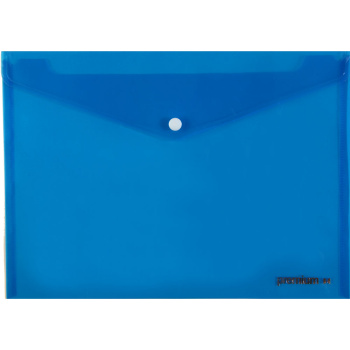 ΦΑΚΕΛΟΣ ΚΟΥΜΠΙ Α4 ΜΠΛΕ 33x23.2cm PREMIUM 26363