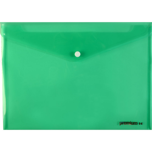 ΦΑΚΕΛΟΣ ΚΟΥΜΠΙ Α4 ΠΡΑΣΙΝΟΣ 33x23.2cm PREMIUM 26374