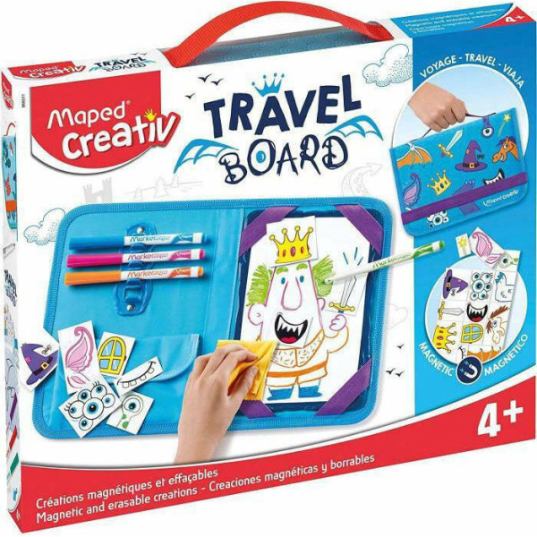 ΣΕΤ ΧΕΙΡΟΤΕΧΝΙΑΣ TRAVEL BOARD MAPED CREATIV 969311