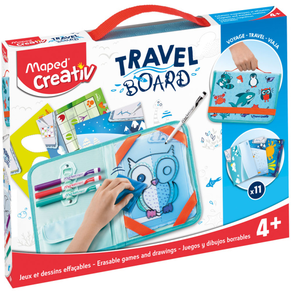 ΣΕΤ ΧΕΙΡΟΤΕΧΝΙΑΣ TRAVEL BOARD ΖΩΑΚΙΑ MAPED CREATIV 969310