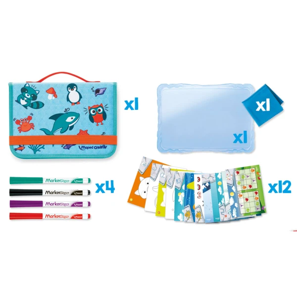 TRAVEL BOARD ΖΩΑΚΙΑ MAPED CREATIV 969310