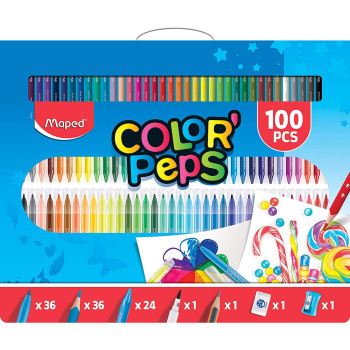 ΣΕΤ ΖΩΓΡΑΦΙΚΗΣ MAPED COLOR'PEPS 100 ΤΕΜΑΧΙΩΝ 907003