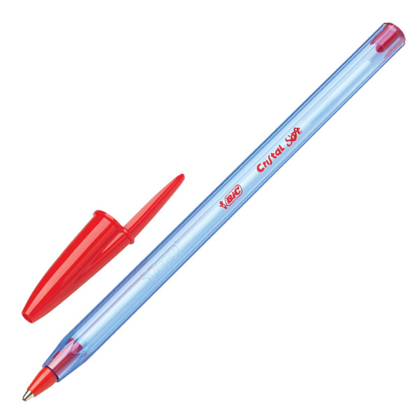 Bic Cristal Soft Broad Κόκκινο στυλό διαρκείας 1.2mm