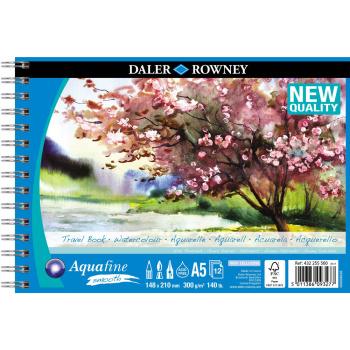 ΜΠΛΟΚ ΑΚΟΥΑΡΕΛΑΣ AQUAFINE SMOOTH A5 TRAVELBOOK DALER ROWNEY