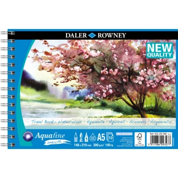 ΜΠΛΟΚ ΑΚΟΥΑΡΕΛΑΣ AQUAFINE SMOOTH A5 TRAVELBOOK DALER ROWNEY