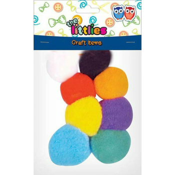 8 ΠΟΜ ΠΟΜ 45mm THE LITTLIES ΧΡΩΜΑΤΙΣΤΑ 646597