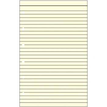 Ανταλλακτικό 12.5x8cm Ριγέ-Κίτρινο Σημειώσεων Pocket Contax