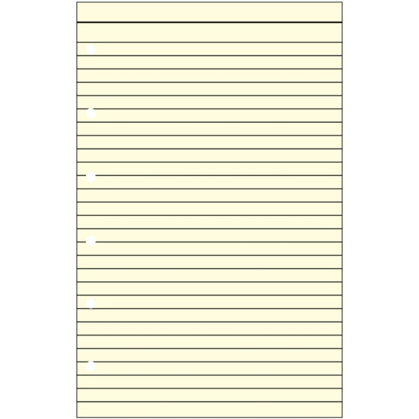 Ανταλλακτικό 12.5x8cm Ριγέ-Κίτρινο Σημειώσεων Pocket Contax