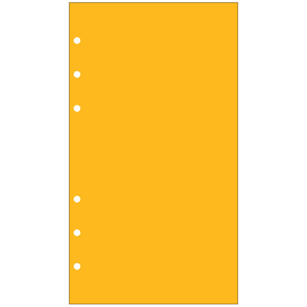 Ανταλλακτικό 17x9.5cm Πορτοκαλί Σημειώσεων Personal Contax 2404
